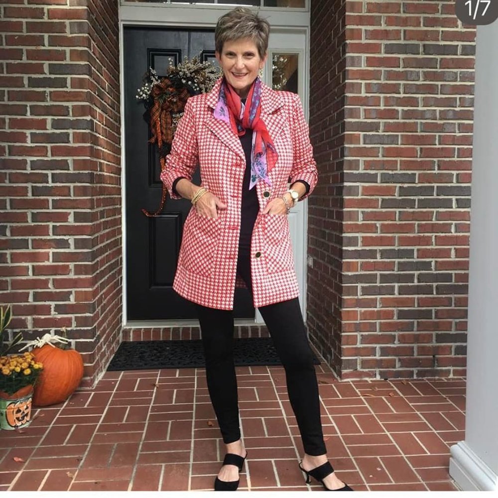 Cabi 4249 Houndstooth Jacket Small EUC